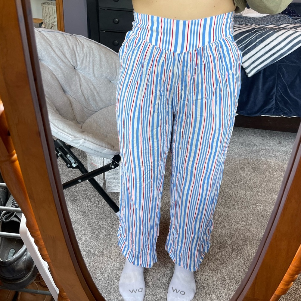 Red White & Blue Ankle Pants